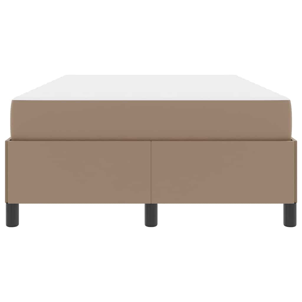 Bedframe met matras Cappuccino 120 x 200 cm Kunstleer