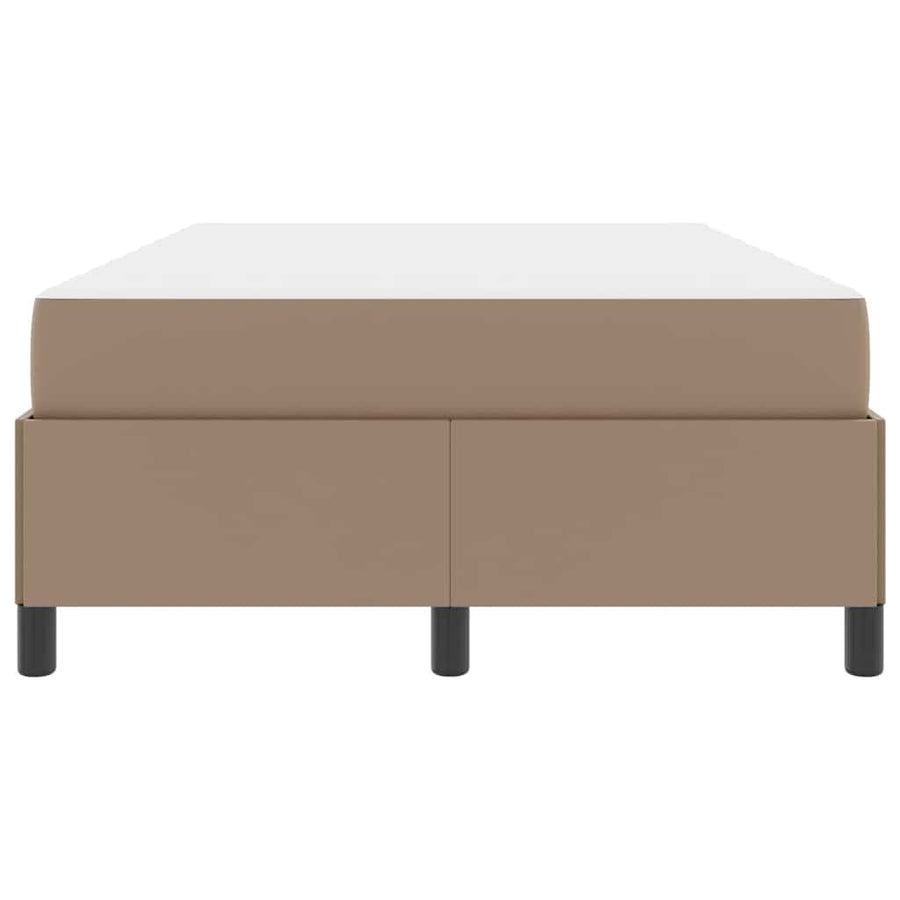 Bedframe met matras Cappuccino 120 x 200 cm Kunstleer