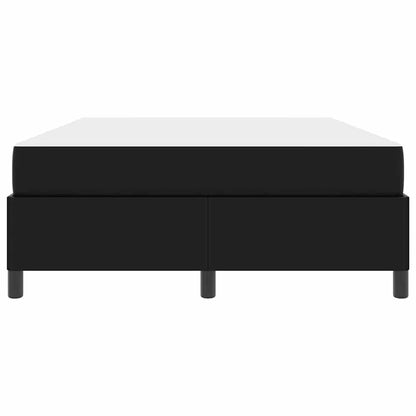 Bedframe met matras Zwart 140 x 190 cm Kunstleer