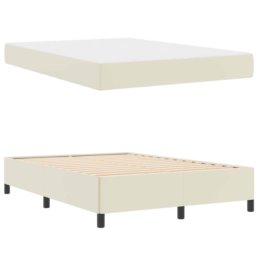 Bedframe Met Matras Stof 140 x 190 cm