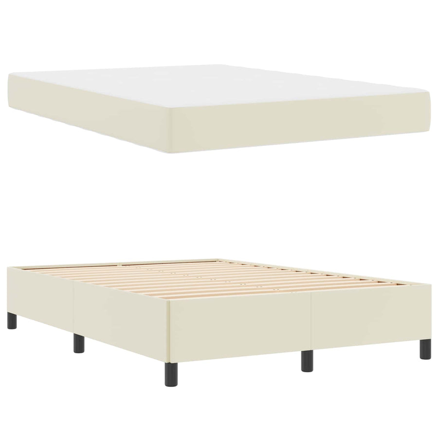 Bedframe Met Matras Stof 140 x 190 cm