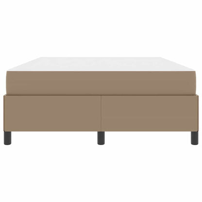 Bedframe met matras Cappuccino 140 x 200 cm Kunstleer