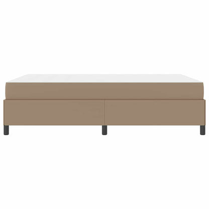Bedframe met matras Cappuccino 140 x 200 cm Kunstleer