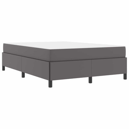 Bedframe met matras Grijs 160 x 200 cm Stof