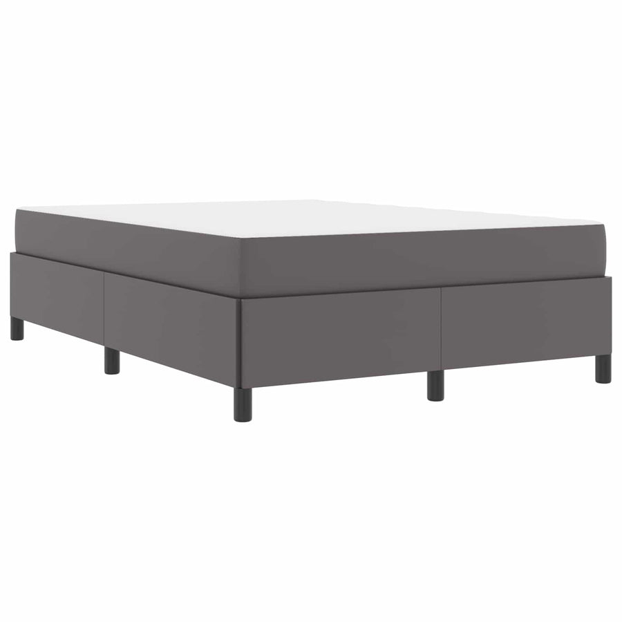 Bedframe met matras Grijs 160 x 200 cm Stof