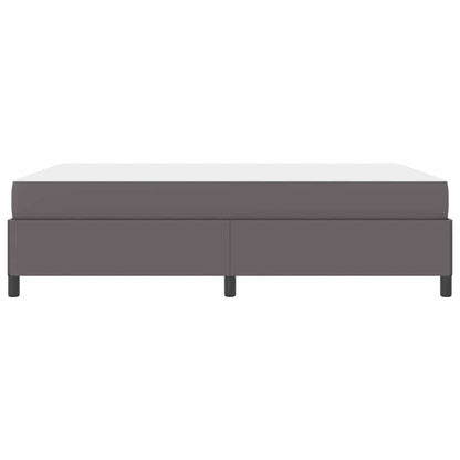 Bedframe met matras Grijs 160 x 200 cm Stof