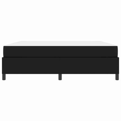 Bedframe met matras Zwart 180 x 200 cm Kunstleer