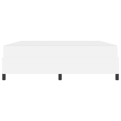 Bedframe met matras Wit 180 x 200 cm Kunstleer