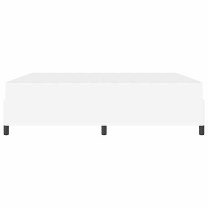 Bedframe met matras Wit 180 x 200 cm Kunstleer