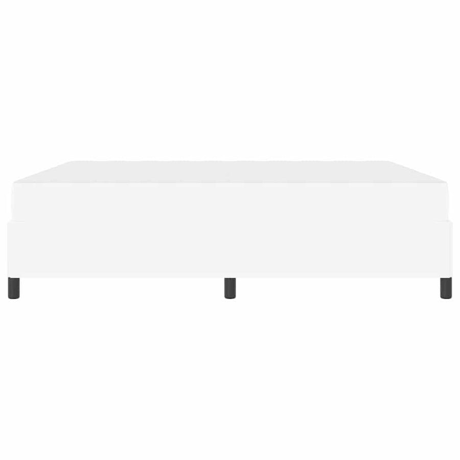 Bedframe met matras Wit 180 x 200 cm Kunstleer