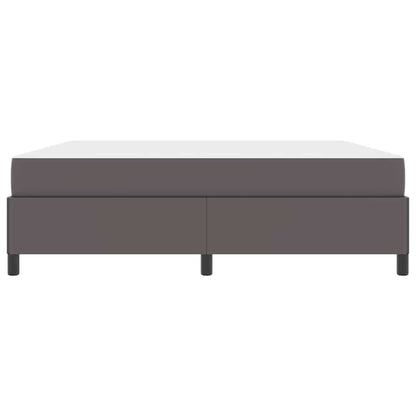 Bedframe met matras Grijs 180 x 200 cm Kunstleer
