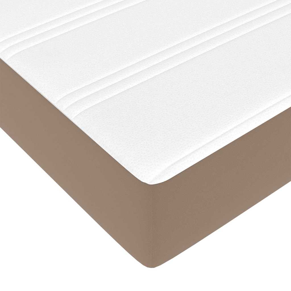 Bedframe met matras Cappuccino 180 x 200 cm Stof