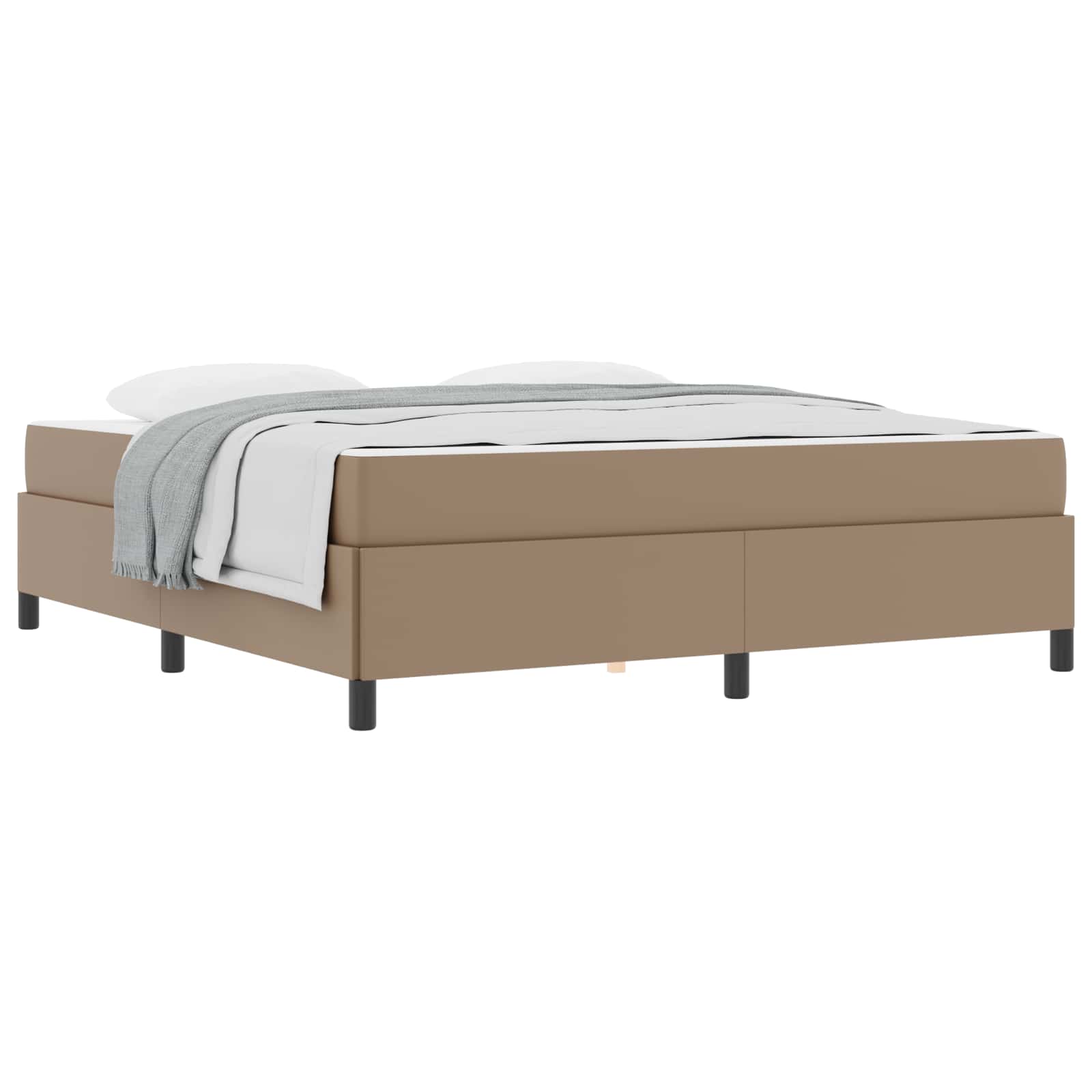 Bedframe met matras Cappuccino 180 x 200 cm Stof