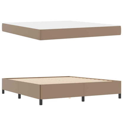 Bedframe met matras Cappuccino 180 x 200 cm Stof