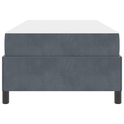 Bedframe Anders Donkergrijs 80 x 200 cm Fluweel