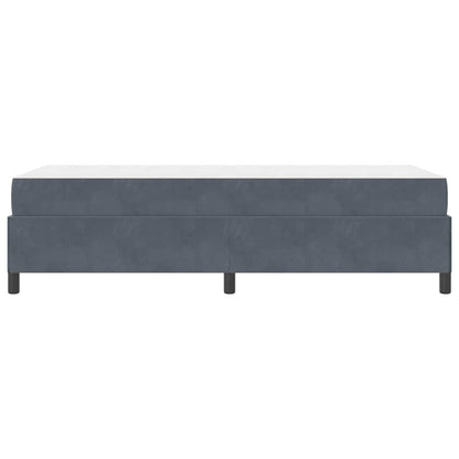 Bedframe Anders Donkergrijs 80 x 200 cm Fluweel