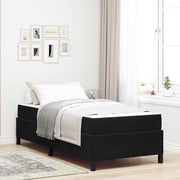 Bedframe 80x200 cm stof zwart