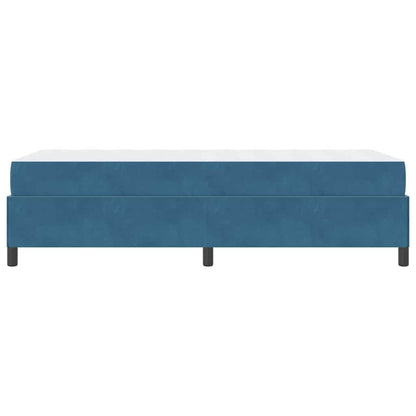Bedframe Anders Donkerblauw en wit 80 x 200 cm Fluweel