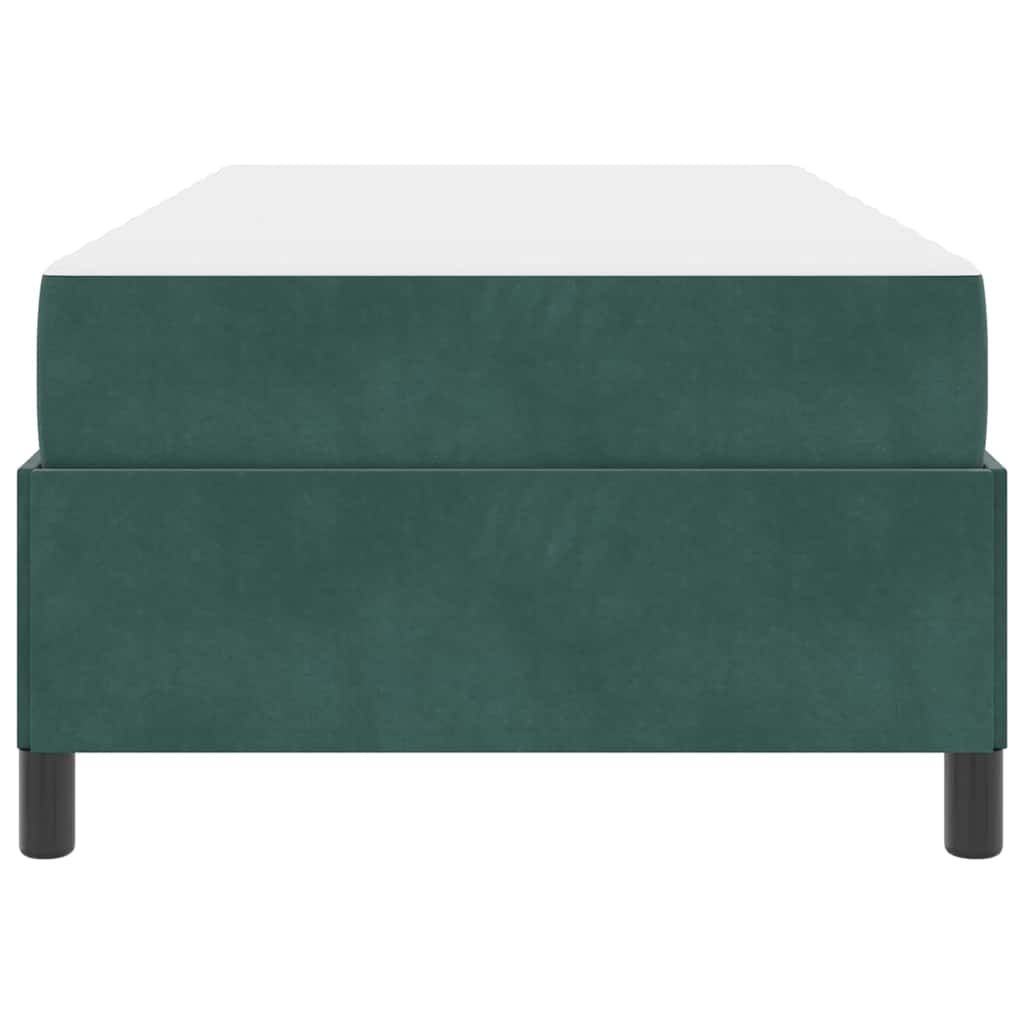 Bedframe Anders Wit en lichtgrijs 90 x 190 cm Fluweel