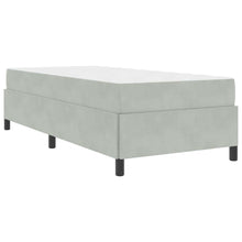 Bedframe Anders Wit en lichtgrijs 90 x 200 cm Fluweel