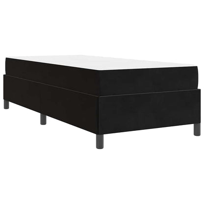 Bedframe Anders Zwart en Wit en Zwart 90 x 200 cm Fluweel