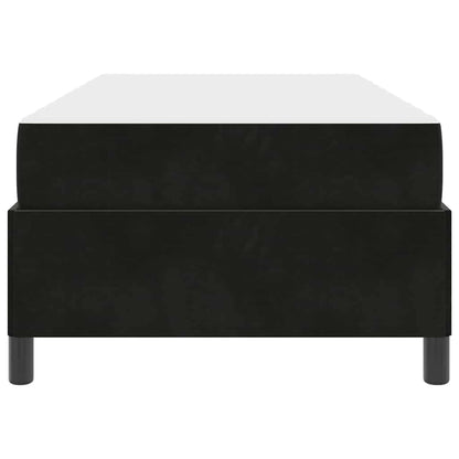 Bedframe Anders Zwart en Wit en Zwart 90 x 200 cm Fluweel