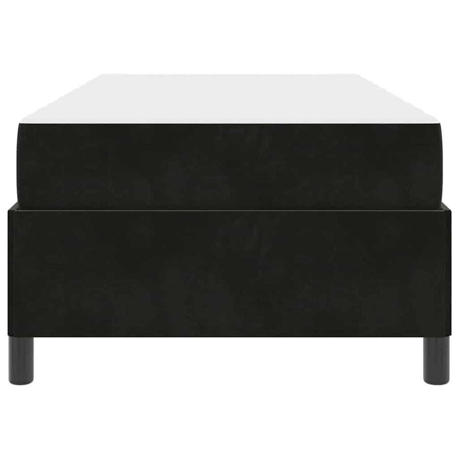 Bedframe Anders Zwart en Wit en Zwart 90 x 200 cm Fluweel