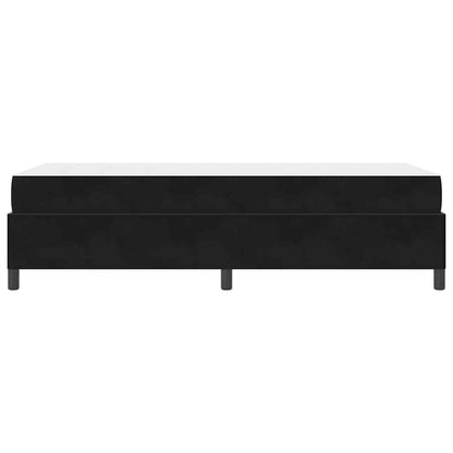 Bedframe Anders Zwart en Wit en Zwart 90 x 200 cm Fluweel