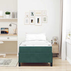Bedframe 90 x 200 cm stof donkergroen