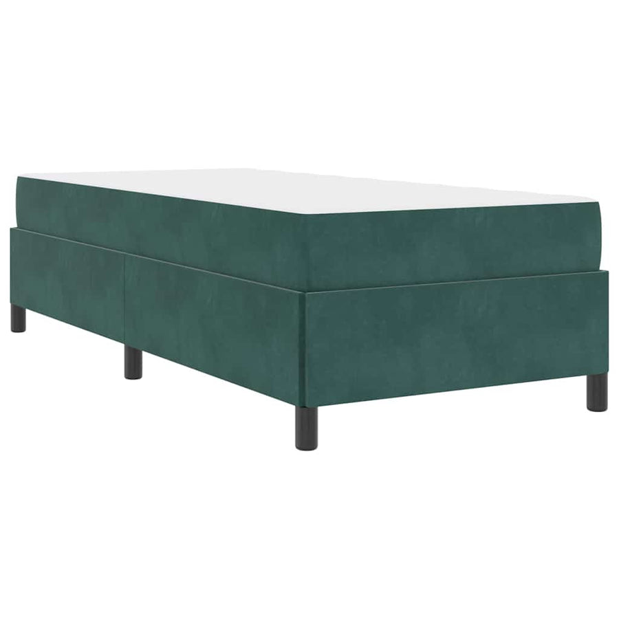 Bedframe Anders Wit en lichtgrijs 90 x 200 cm Fluweel