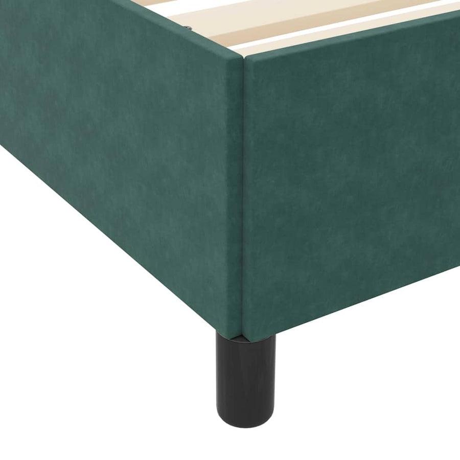 Bedframe Anders Wit en lichtgrijs 100 x 200 cm Fluweel