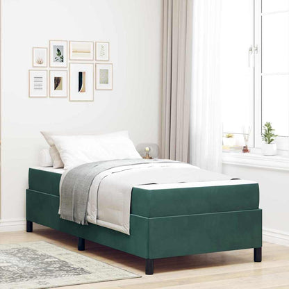 Bedframe Anders Wit en lichtgrijs 100 x 200 cm Fluweel