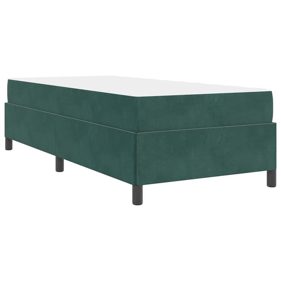 Bedframe Anders Wit en lichtgrijs 100 x 200 cm Fluweel
