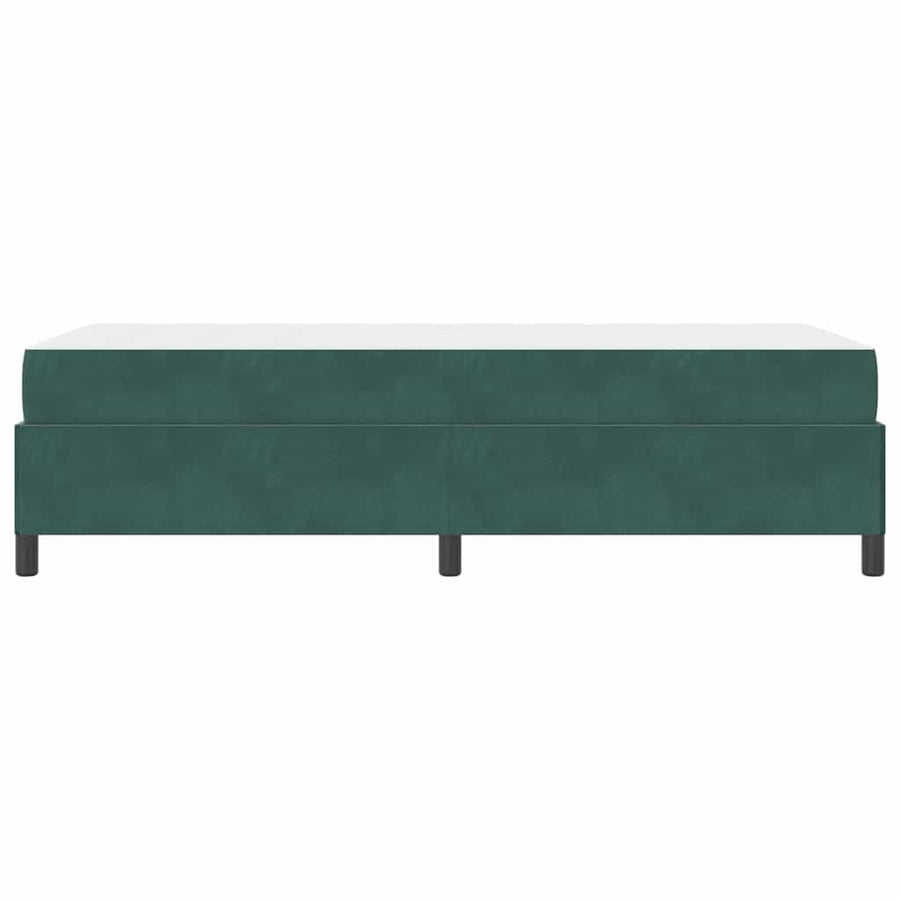Bedframe Anders Wit en lichtgrijs 100 x 200 cm Fluweel