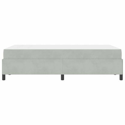 Bedframe Anders Wit en lichtgrijs 120 x 190 cm Fluweel