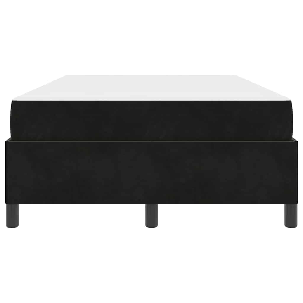 Bedframe Anders Zwart en Wit 120 x 190 cm Fluweel