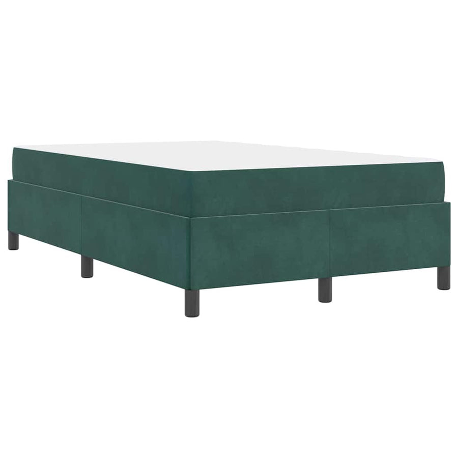 Bedframe Anders Donkergroen en Wit 120 x 190 cm Fluweel