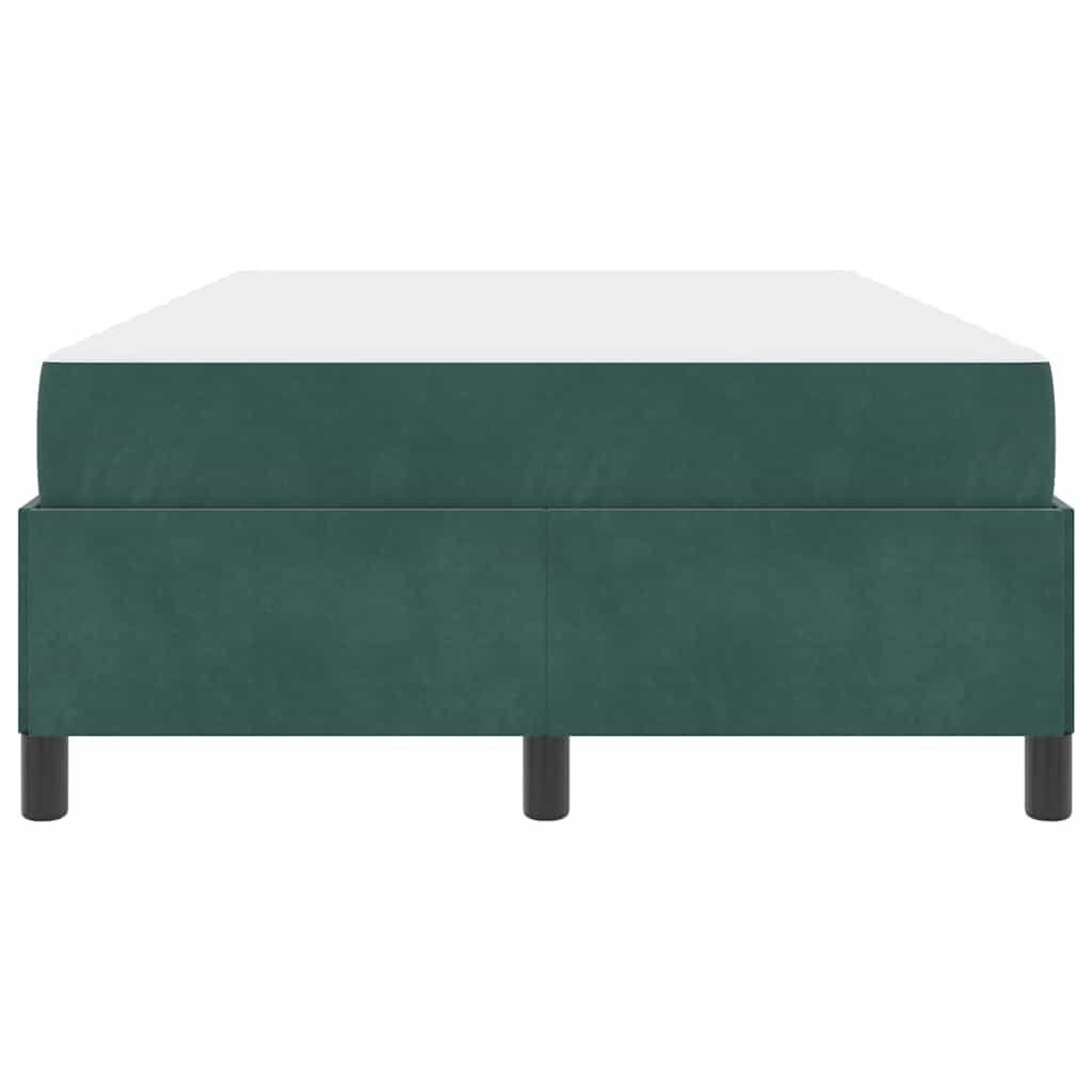 Bedframe Anders Donkergroen en Wit 120 x 190 cm Fluweel