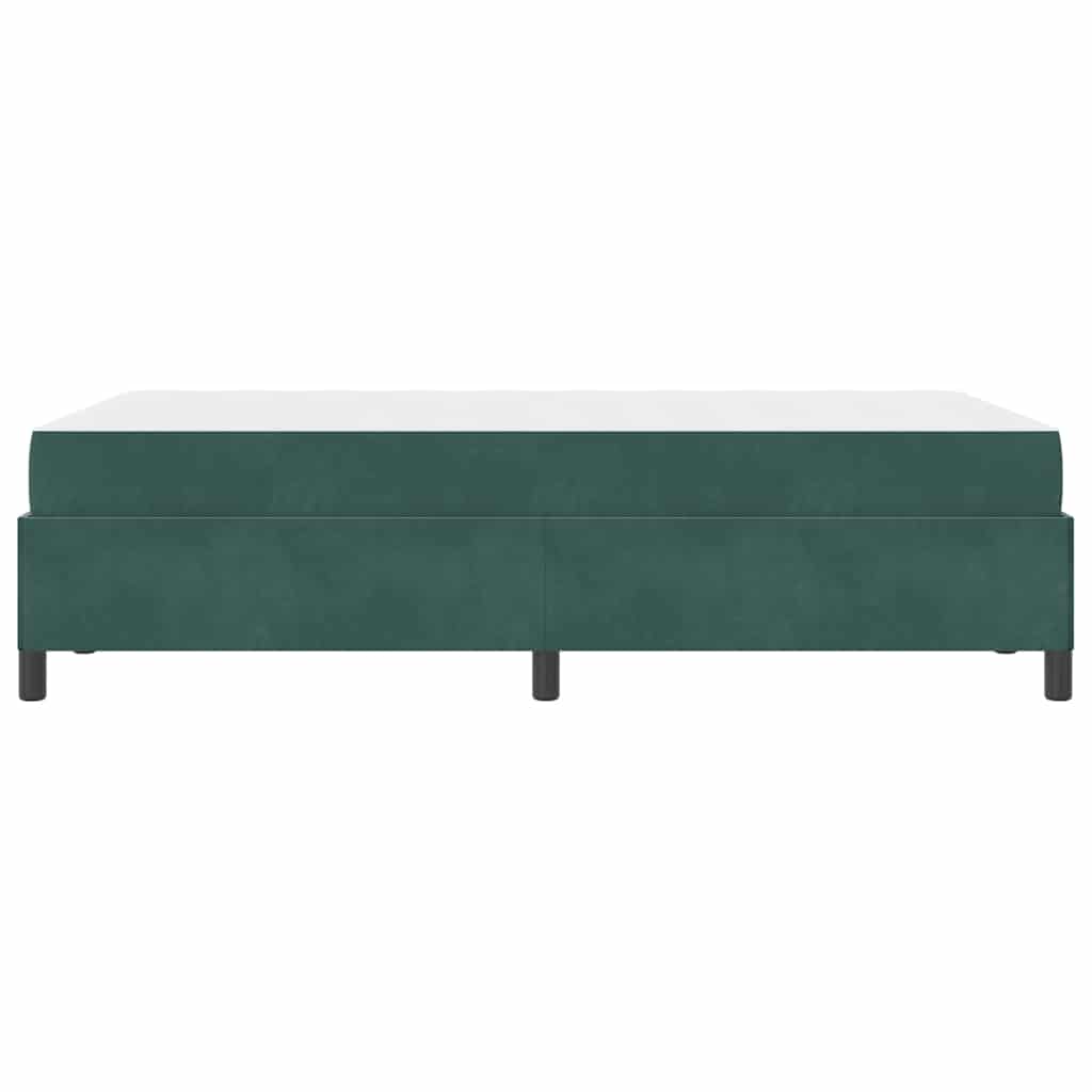 Bedframe Anders Donkergroen en Wit 120 x 190 cm Fluweel