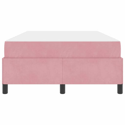 Bedframe Anders Roze en wit 120 x 190 cm Fluweel