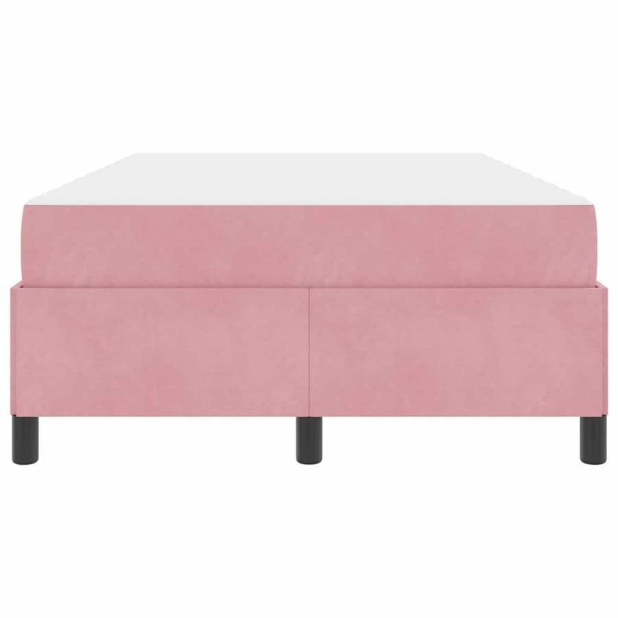 Bedframe Anders Roze en wit 120 x 190 cm Fluweel