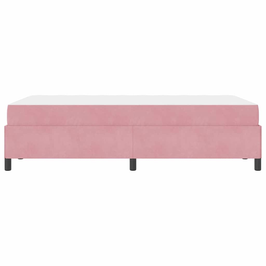 Bedframe Anders Roze en wit 120 x 190 cm Fluweel
