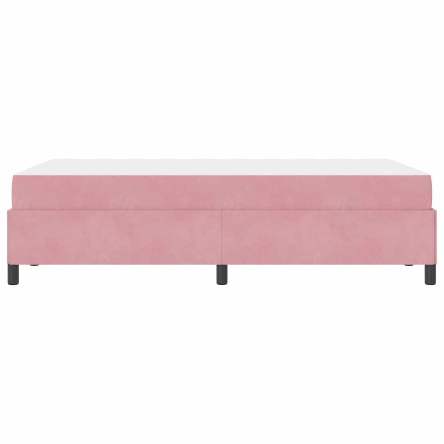 Bedframe Anders Roze en wit 120 x 190 cm Fluweel