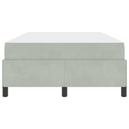 Bedframe Anders Wit en lichtgrijs 120 x 200 cm Fluweel