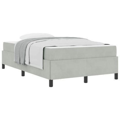Bedframe Anders Wit en lichtgrijs 120 x 200 cm Fluweel