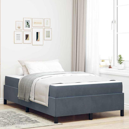 Bedframe Anders Wit en lichtgrijs 120 x 200 cm Fluweel
