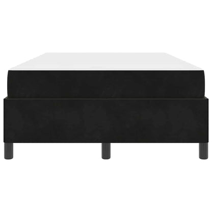 Bedframe Anders Zwart en Wit en Zwart 120 x 200 cm Fluweel