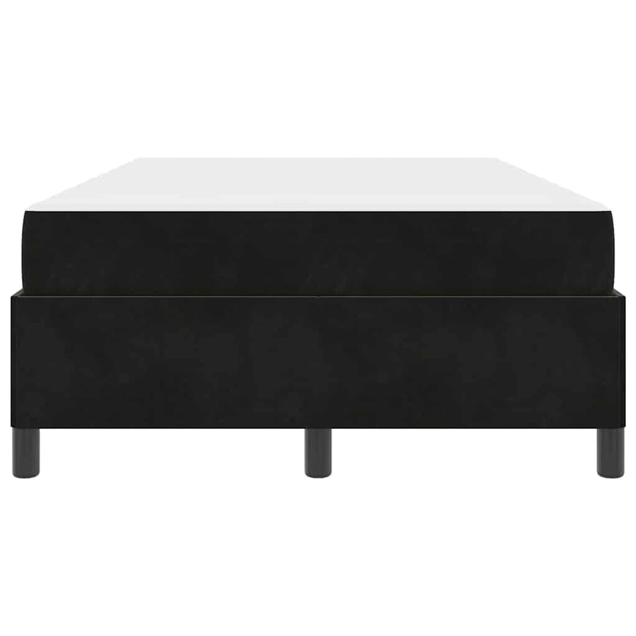 Bedframe Anders Zwart en Wit en Zwart 120 x 200 cm Fluweel