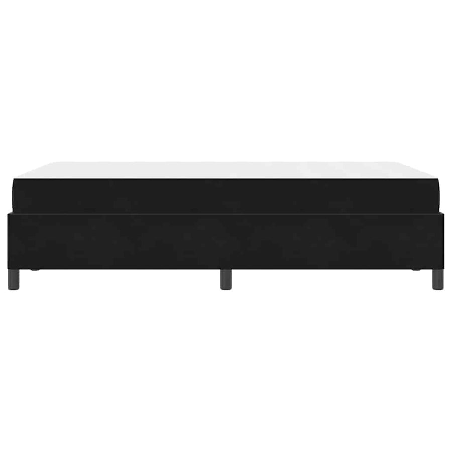 Bedframe Anders Zwart en Wit en Zwart 120 x 200 cm Fluweel