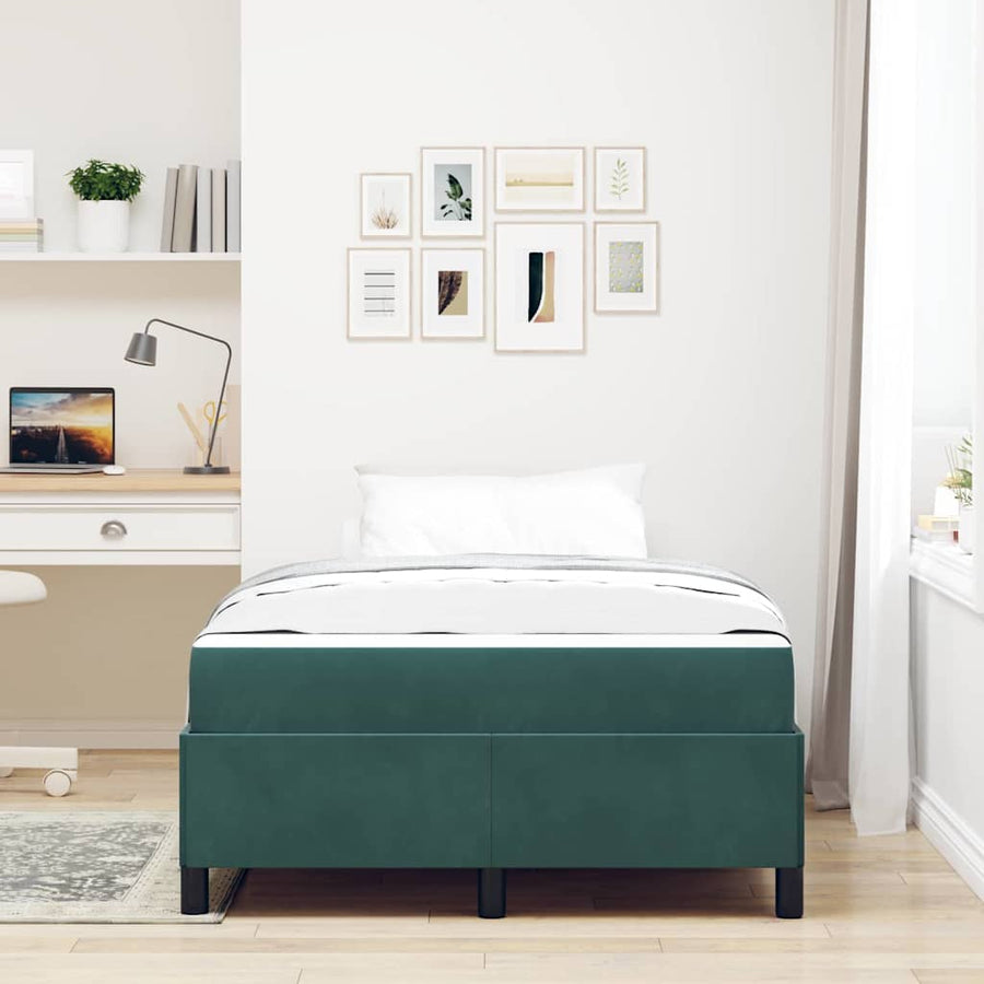 Bedframe Anders Wit en lichtgrijs 120 x 200 cm Fluweel